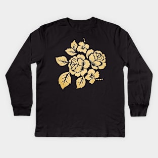 The Beauty Flower 1 Kids Long Sleeve T-Shirt